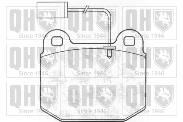 Brake Pad Set, disc brake (BP822)