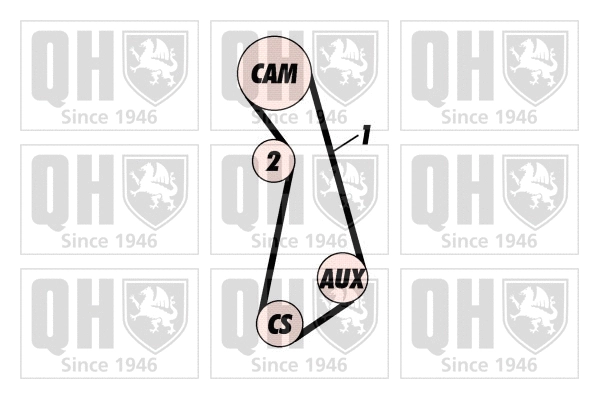 Timing Belt Kit (QBK162)