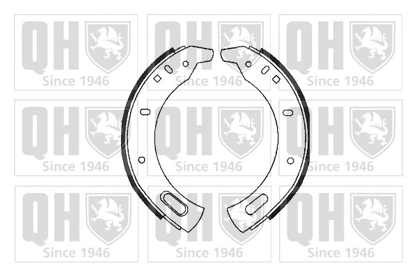 Brake Shoe Set (BS580)