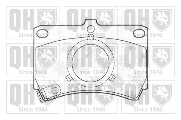 Brake Pad Set, disc brake (BP416)