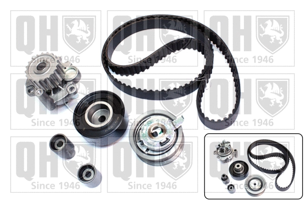 Water Pump & Timing Belt Kit (QBPK4370)