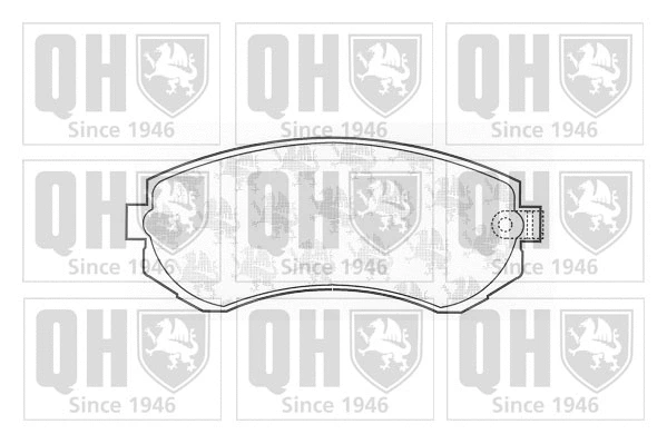 Brake Pad Set, disc brake (BP1191)