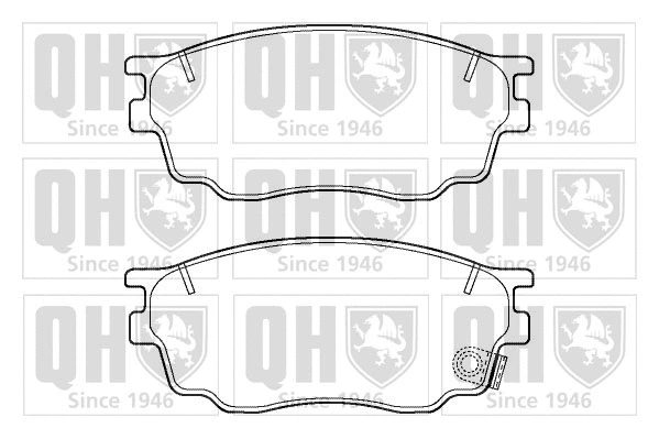 Brake Pad Set, disc brake (BP1411)