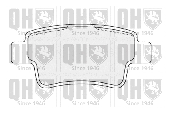 Brake Pad Set, disc brake (BP1549)