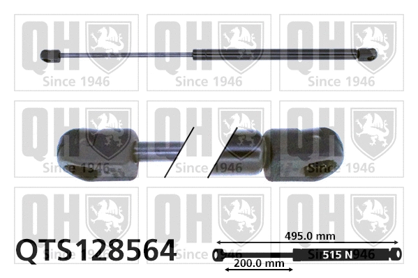 Gas Spring, boot/cargo area (QTS128564)