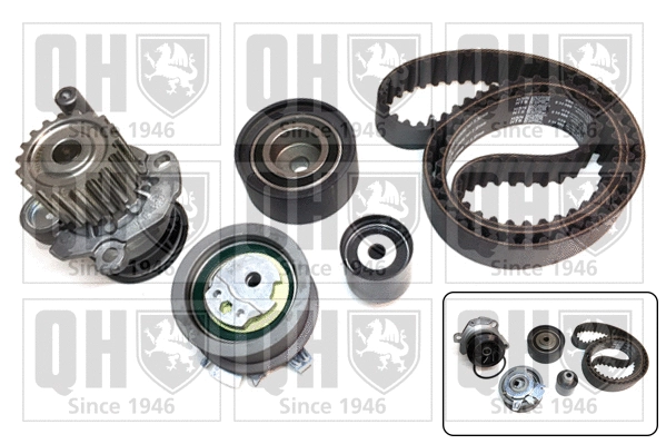 Water Pump & Timing Belt Kit (QBPK7763)