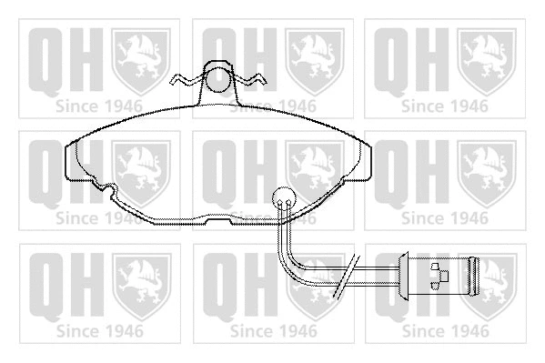 Brake Pad Set, disc brake (BP228)