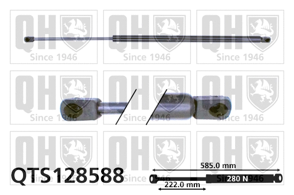 Gas Spring, boot/cargo area (QTS128588)