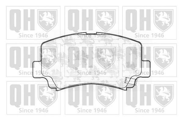 Brake Pad Set, disc brake (BP1101)