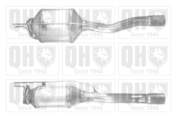Soot/Particulate Filter, exhaust system (QDPF11095)
