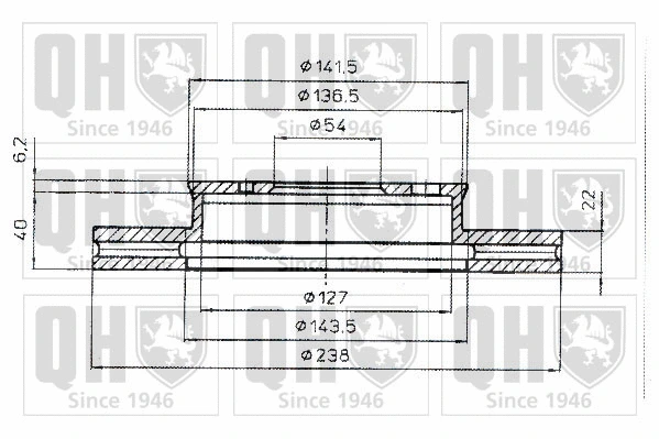 Brake Disc (BDC4645)