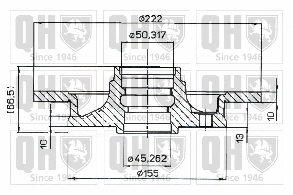 Brake Disc (BDC3732)