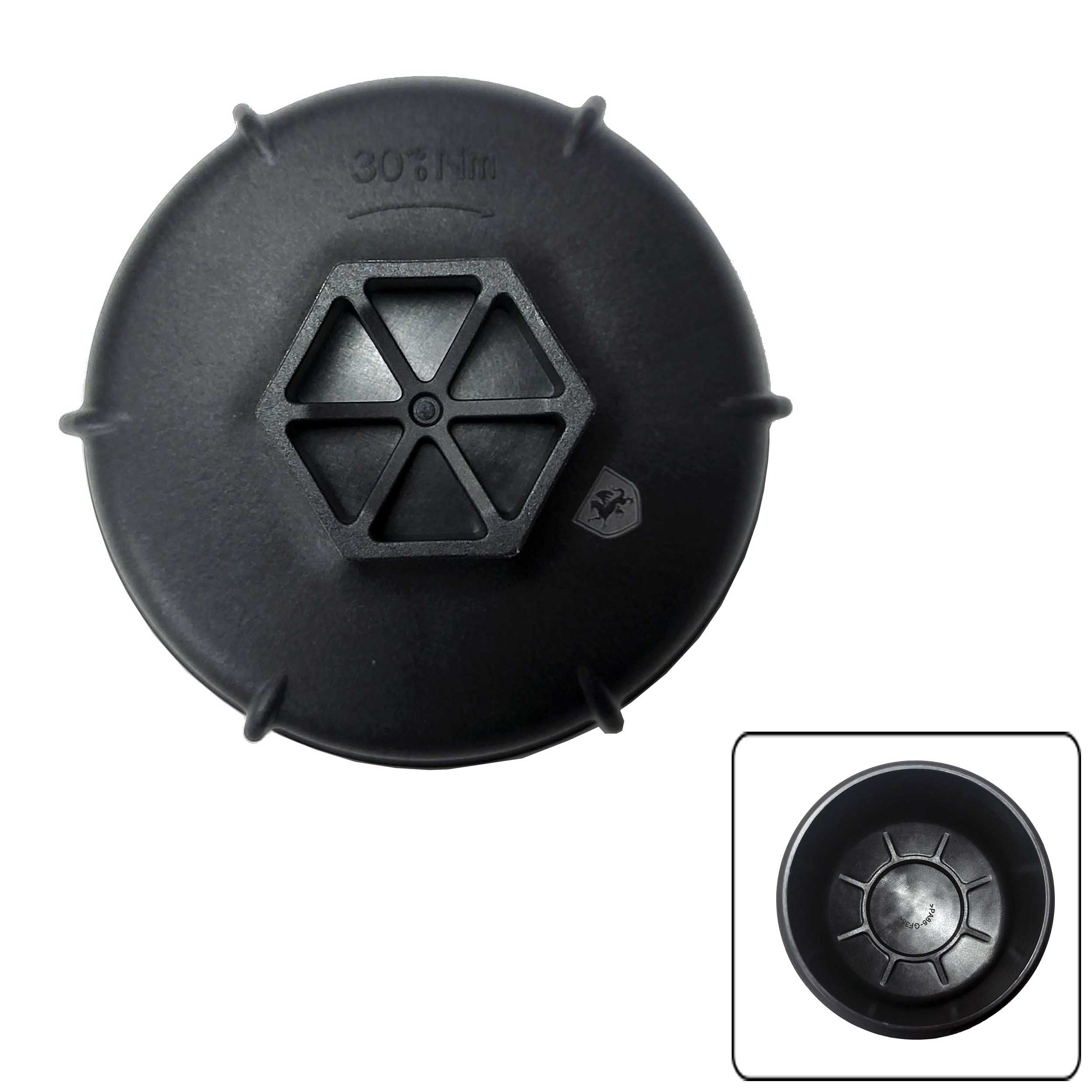 Cap, oil filter housing (QOC1058)