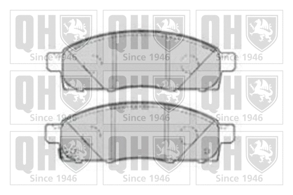 Brake Pad Set, disc brake (BP1793)