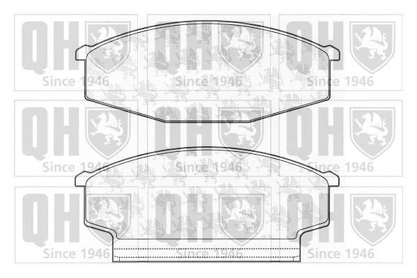 Brake Pad Set, disc brake (BP466)