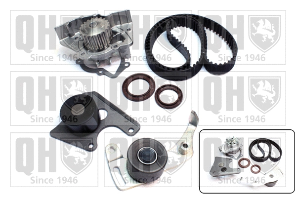 Water Pump & Timing Belt Kit (QBPK1272)