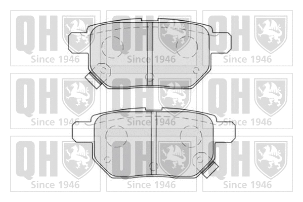 Brake Pad Set, disc brake (BP1619)