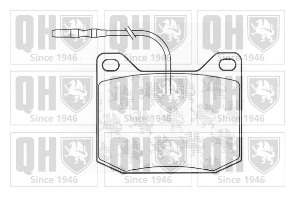 Brake Pad Set, disc brake (BP112)