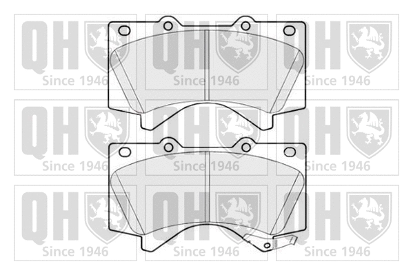 Brake Pad Set, disc brake (BP1737)