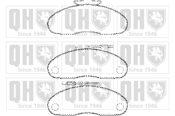 Brake Pad Set, disc brake (BP1451)