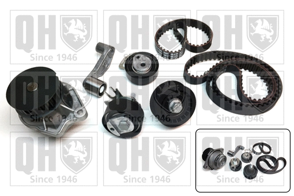 Water Pump & Timing Belt Kit (QBPK6400)