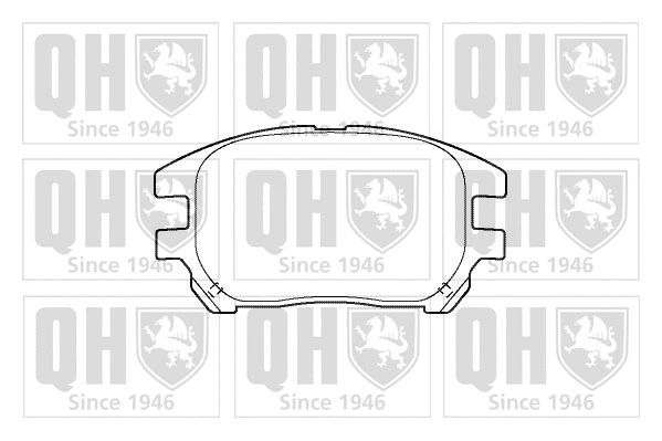 Brake Pad Set, disc brake (BP1388)