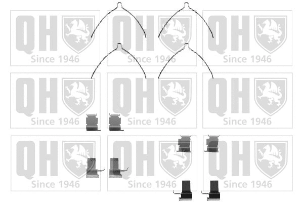 Accessory Kit, disc brake pad (BFK836)