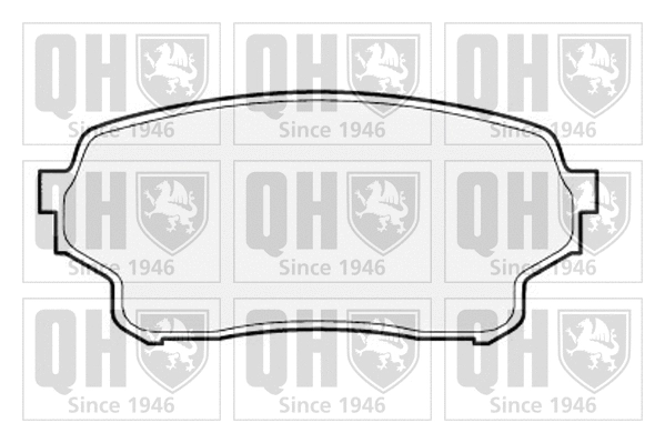 Brake Pad Set, disc brake (BP1546)