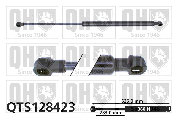 Gas Spring, boot/cargo area (QTS128423)