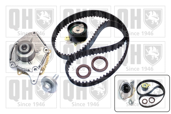 Water Pump & Timing Belt Kit (QBPK6260)