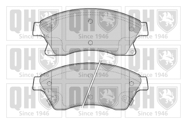 Brake Pad Set, disc brake (BP1762)