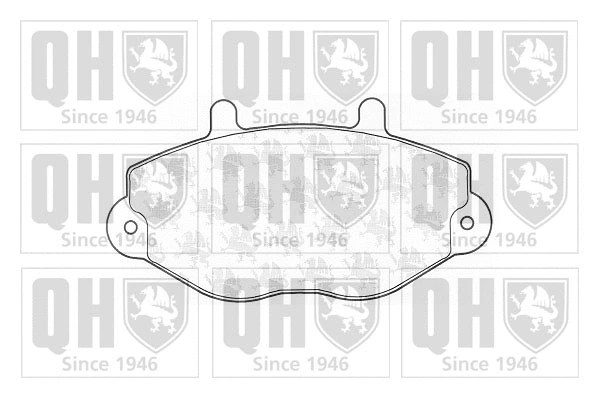 Brake Pad Set, disc brake (BP594)