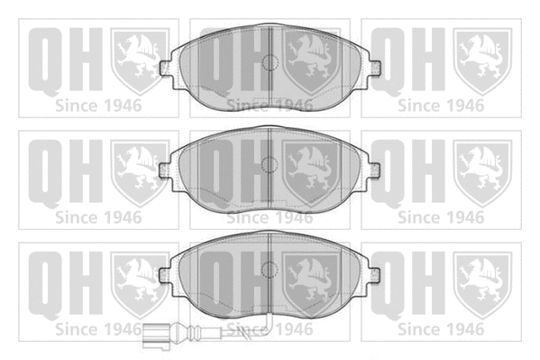 Brake Pad Set, disc brake (BP1842)