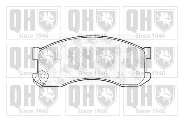 Brake Pad Set, disc brake (BP893)
