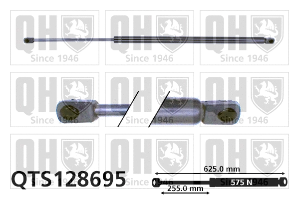 Gas Spring, boot/cargo area (QTS128695)