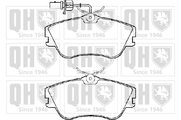 Brake Pad Set, disc brake (BP1275)