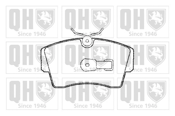 Brake Pad Set, disc brake (BP546)