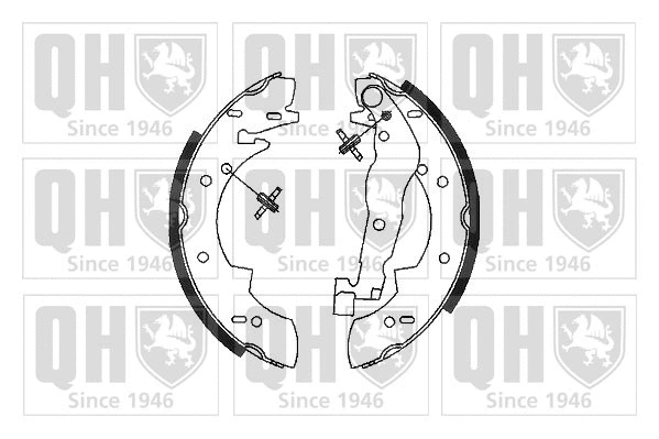 Brake Shoe Set (BS555)
