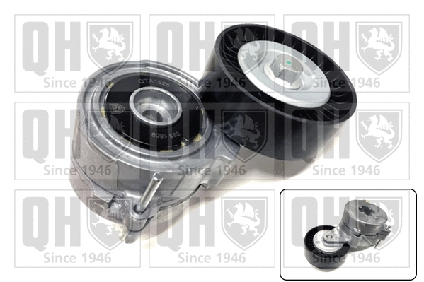 Tensioner Pulley, V-ribbed belt (QTA1526)