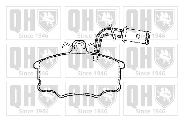 Brake Pad Set, disc brake (BP669)