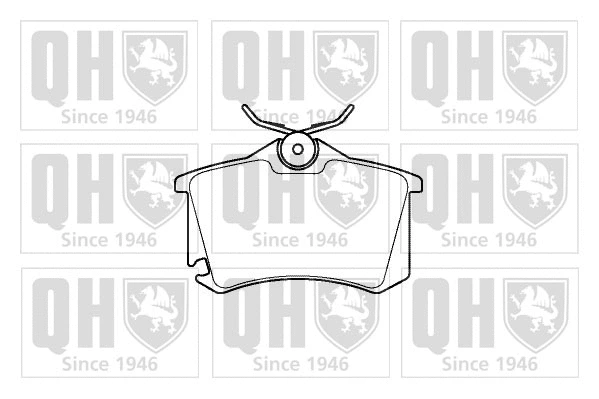 Brake Pad Set, disc brake (BP1418)