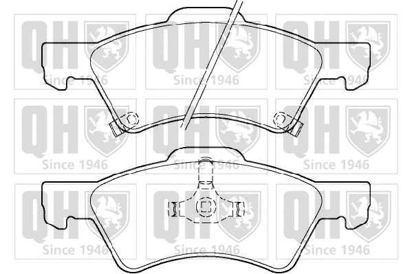 Brake Pad Set, disc brake (BP1345)
