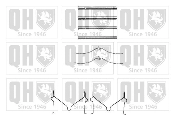 Accessory Kit, disc brake pad (BFK689)