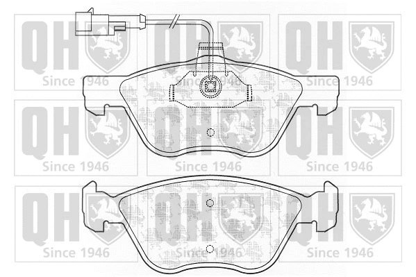 Brake Pad Set, disc brake (BP1303)