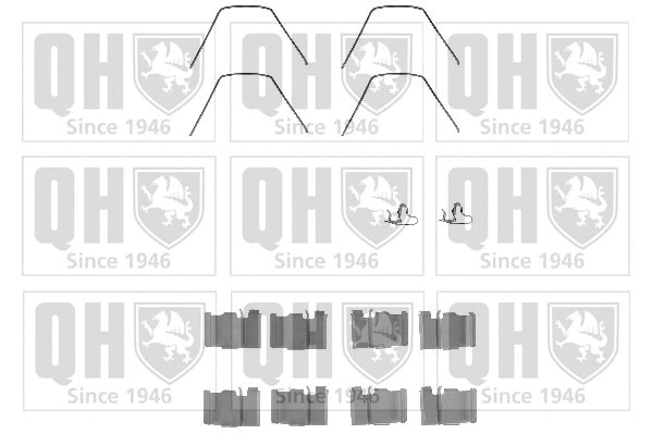 Accessory Kit, disc brake pad (BFK849)