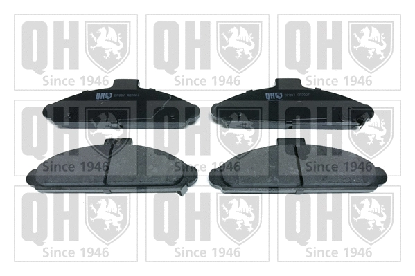 Brake Pad Set, disc brake (BP837)