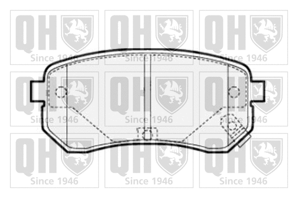 Brake Pad Set, disc brake (BP1516)