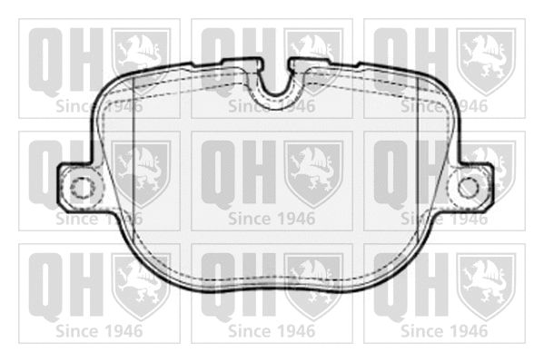 Brake Pad Set, disc brake (BP1697)