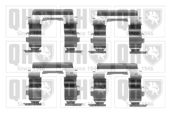 Accessory Kit, disc brake pad (BFK831)