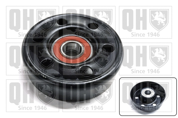 Tensioner Pulley, V-ribbed belt (QTA1323)
